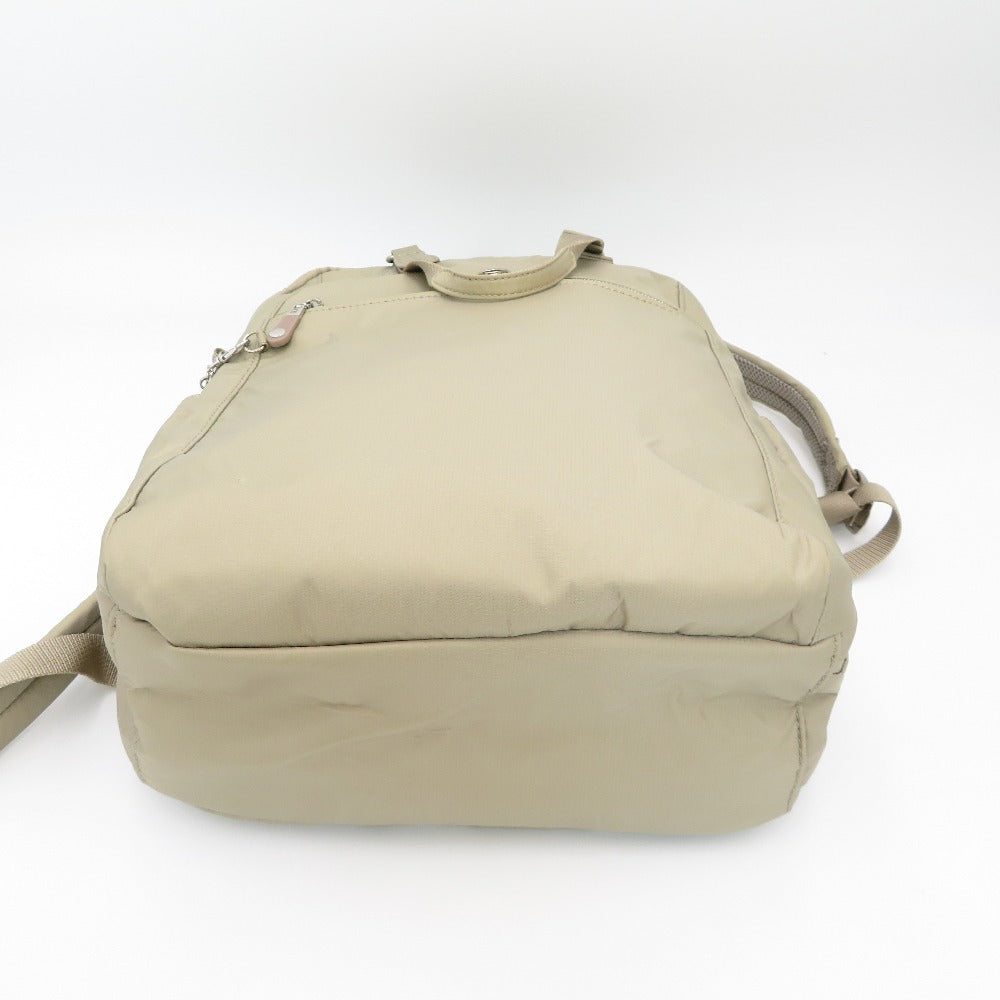 リュック beside-u　2wayリュック　デイパック　ベージュ 美品