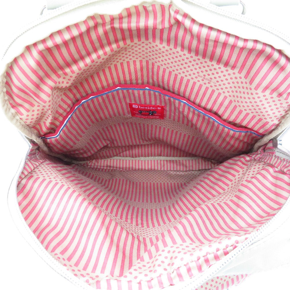 リュック beside-u　2wayリュック　デイパック　ベージュ 美品