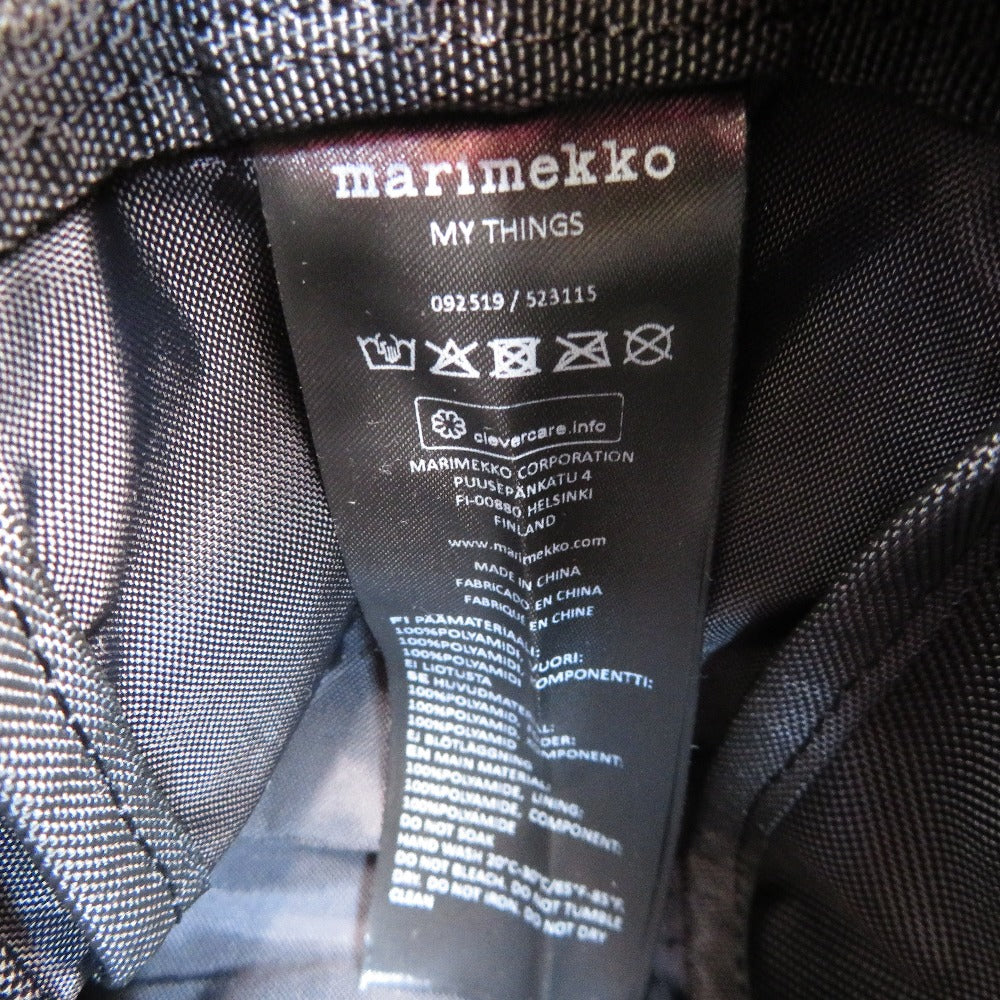 marimekko (マリメッコ) ショルダーバッグ marimekko　My Things ショルダーバッグ　ブラック　52239292519 未使用品