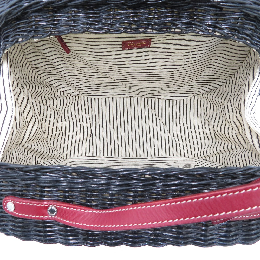 Kate Spade (ケイトスペード) ハンドバッグ KateSpade　カゴバッグ　バスケット　ブラック　AH3918414　新品タグ付き 未使用品