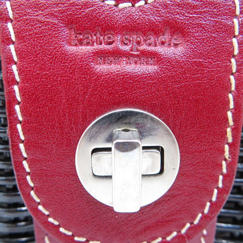 Kate Spade (ケイトスペード) ハンドバッグ KateSpade　カゴバッグ　バスケット　ブラック　AH3918414　新品タグ付き 未使用品