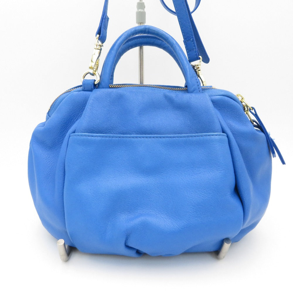 ショルダーバッグ ANTI FORME DESIGN　2wayショルダーバッグ　ブルー 美品