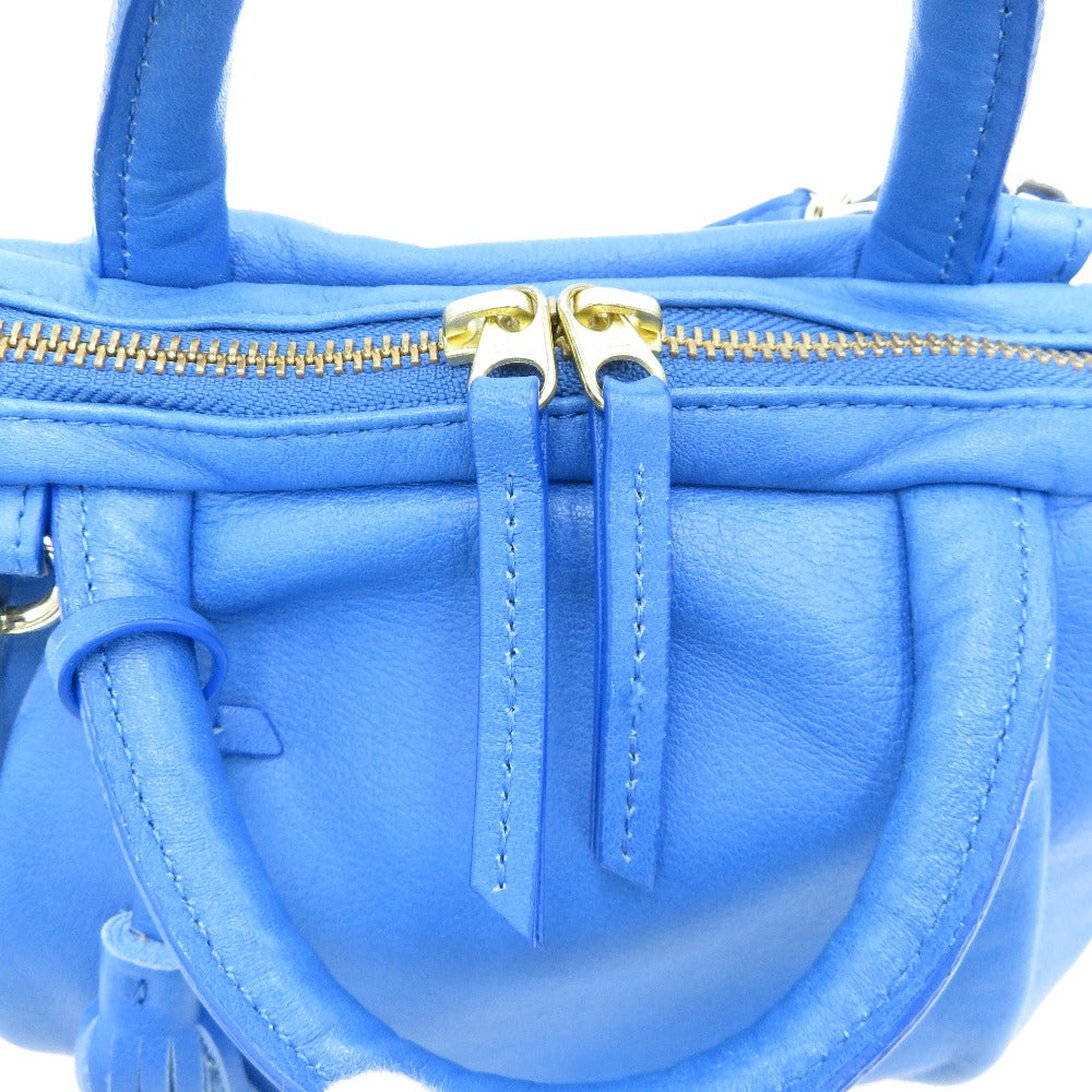 ショルダーバッグ ANTI FORME DESIGN　2wayショルダーバッグ　ブルー 美品