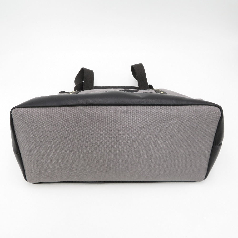 トートバッグ Samantha Thavasa キャンバストートバッグ　オズワルド　グレー 美品