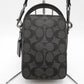 COACH (コーチ) ショルダーバッグ COACH ハンドル クロスボディ シグネチャーキャンバス ショルダーバッグ　C3146　ブラック 美品