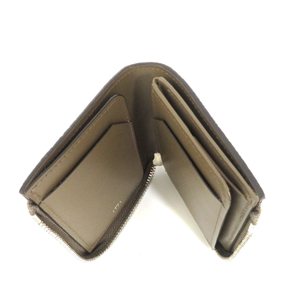 iTTi (イッチ) 二つ折り財布 ITTI　CRISTY VERY COMPACT WLT .5 / DIPLO FJORD　二つ折り財布　トープ　 美品