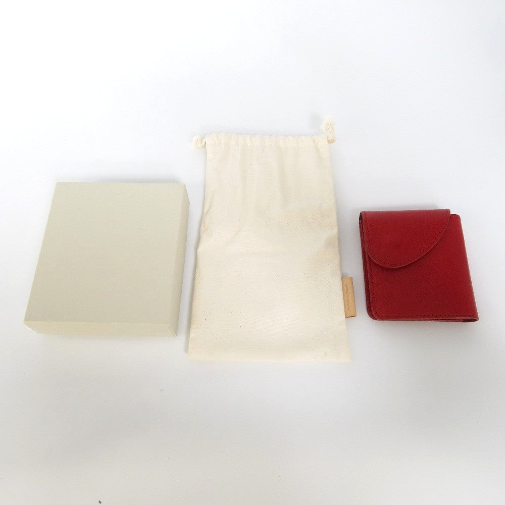 Hender Scheme (エンダースキーマ) 二つ折り財布 Hender Scheme　二つ折り財布　wallet　RED　de-rc-wlt 美品
