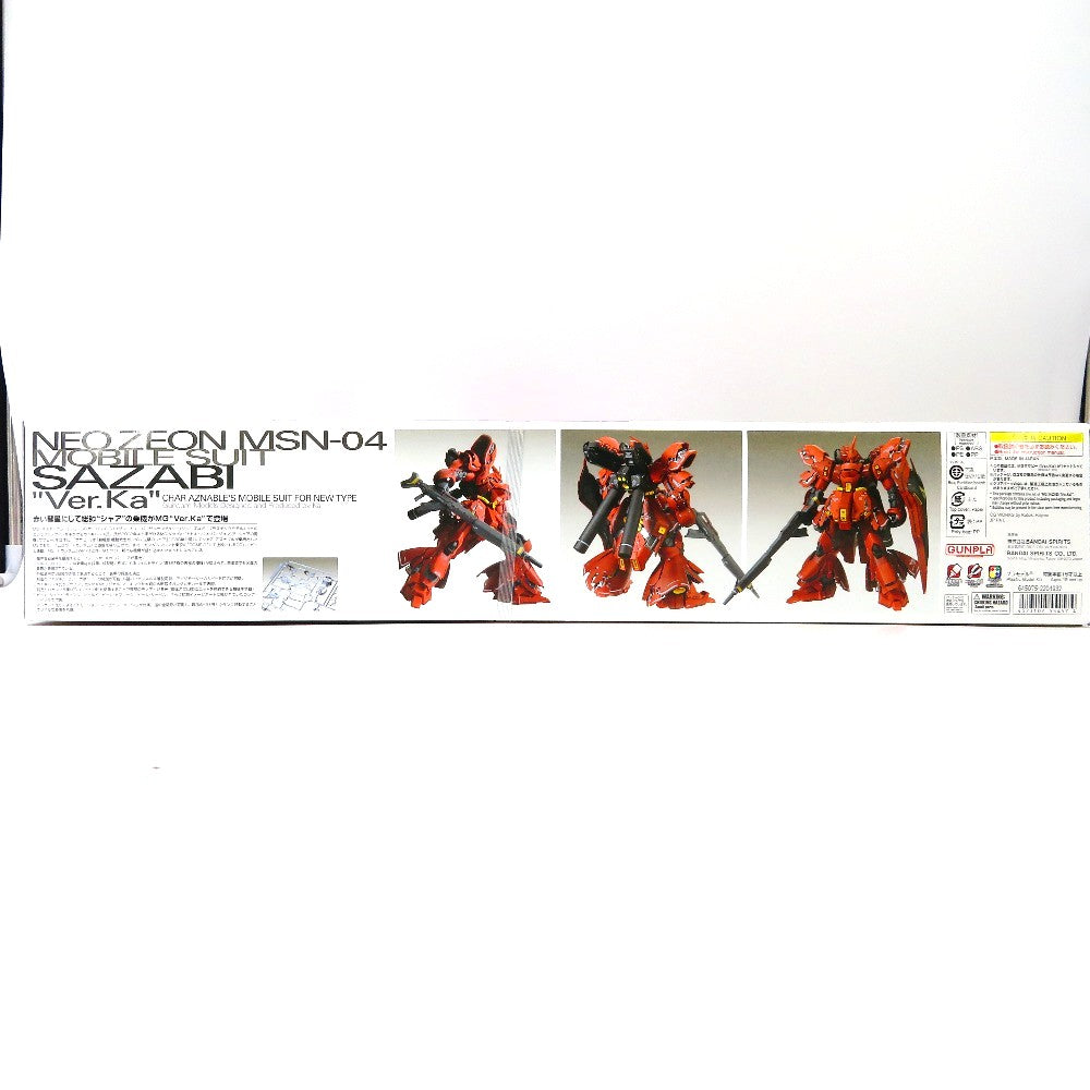 BANDAI SPIRITS (バンダイスピリッツ) プラモデル 未開封品 1/100 MG MSN-04 サザビー Ver.Ka 「機動戦士ガンダム 逆襲のシャア」 [5055457] 未使用品
