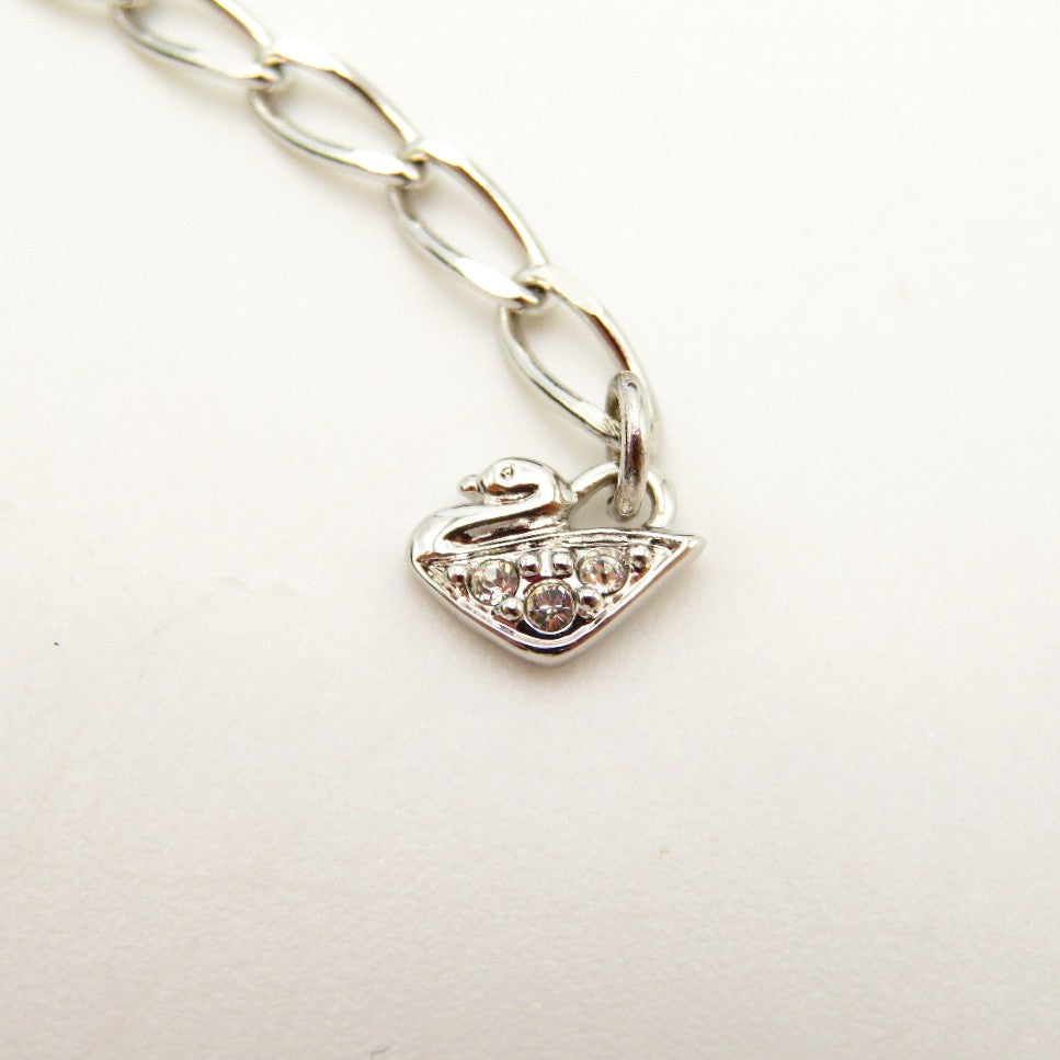 SWAROVSKI (スワロフスキー) ブレスレット SWAROVSKI　ブレスレット　シルバー　クリスアル 美品