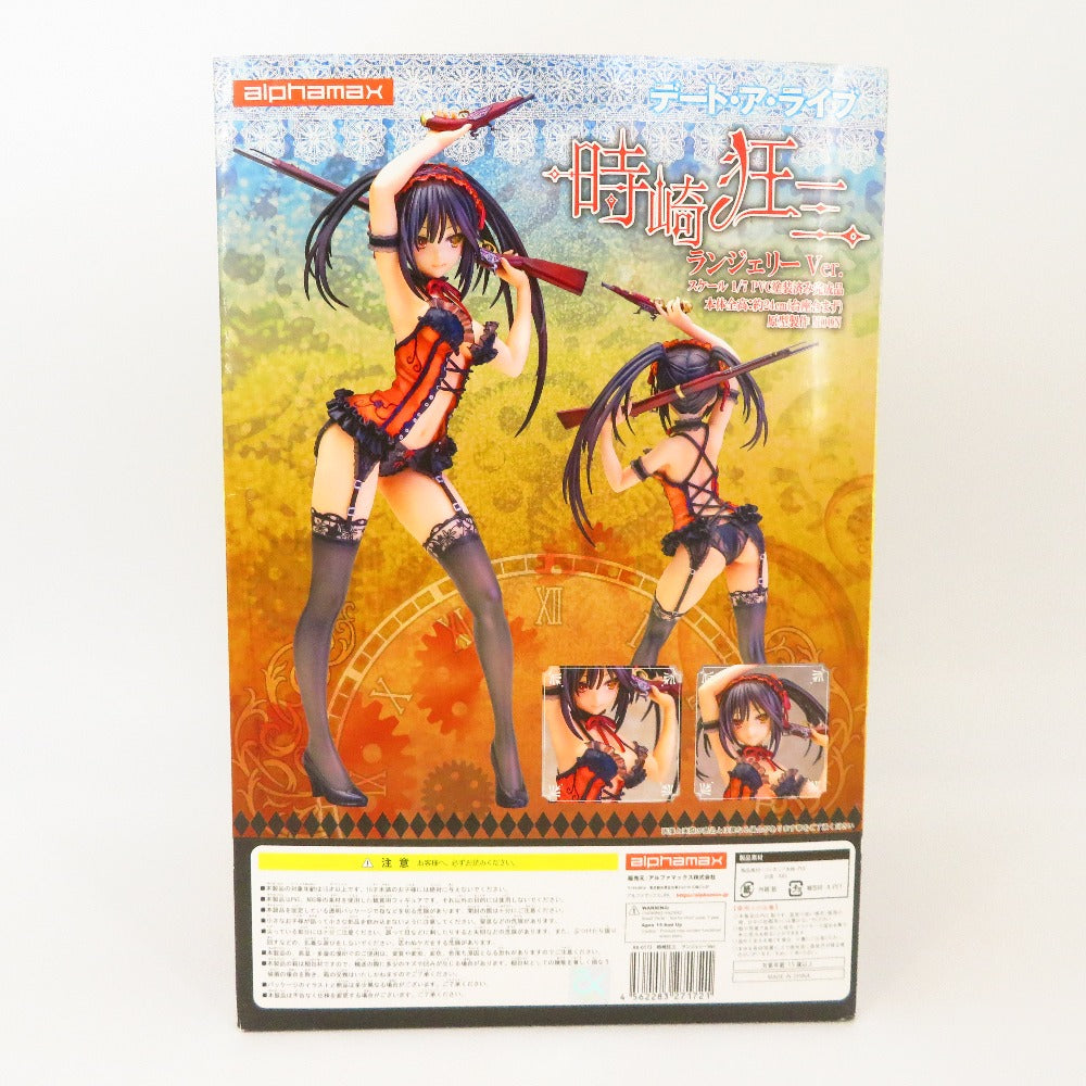 Alphamax (アルファマックス) フィギュア 開封品　時崎狂三 ランジェリーVer. 「デート・ア・ライブ」 1/7 PVC製塗装済み完成品 美品