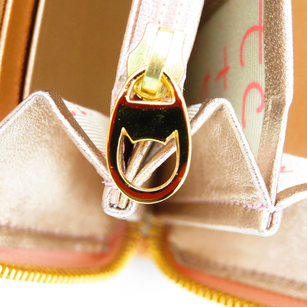 tsumori chisato CARRY (ツモリチサトキャリー) 長財布 tsumori chisato CARRY　長財布 マルチドット ラウンドファスナー ウォレット　ピンク　57093-04 美品