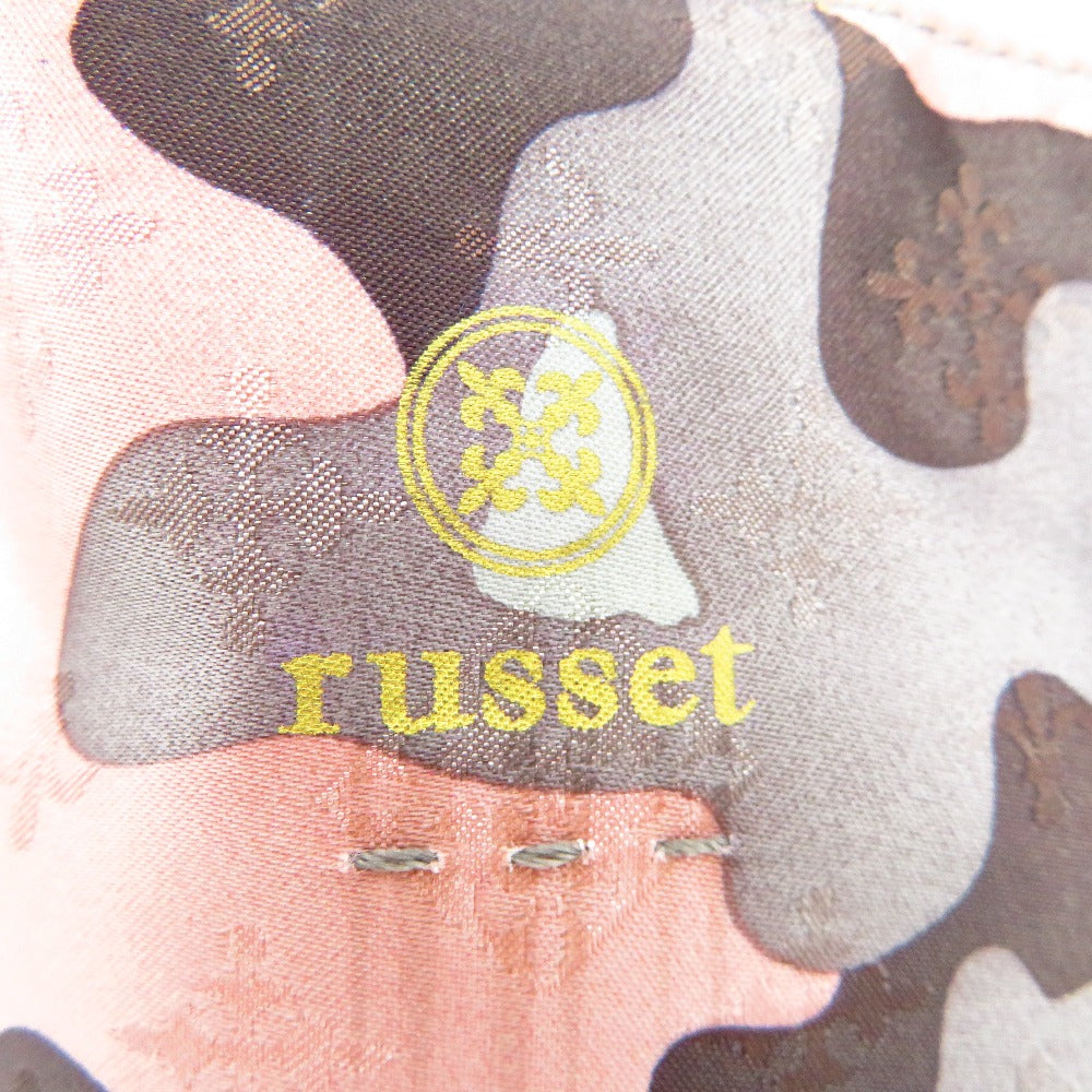 russet (ラシット) トートバッグ russet　トートバッグ　カモフラ　迷彩柄　ピンク×グレー 美品