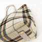 Luria 4℃ (ルリア4℃) トートバッグ Luria 4℃　トートバッグ　ウール　グレーチェック　32183-729-0006 美品