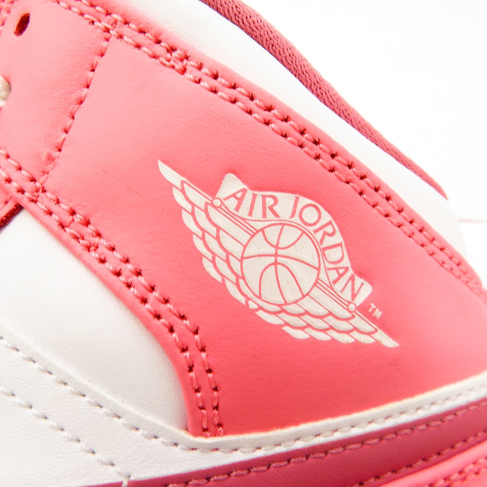 NIKE (ナイキ) スニーカー NIKE AIR JORDAN 1 MD（GS）24.5cm　ピンク Valentines Day　DQ8423-616 長さ27cm 美品