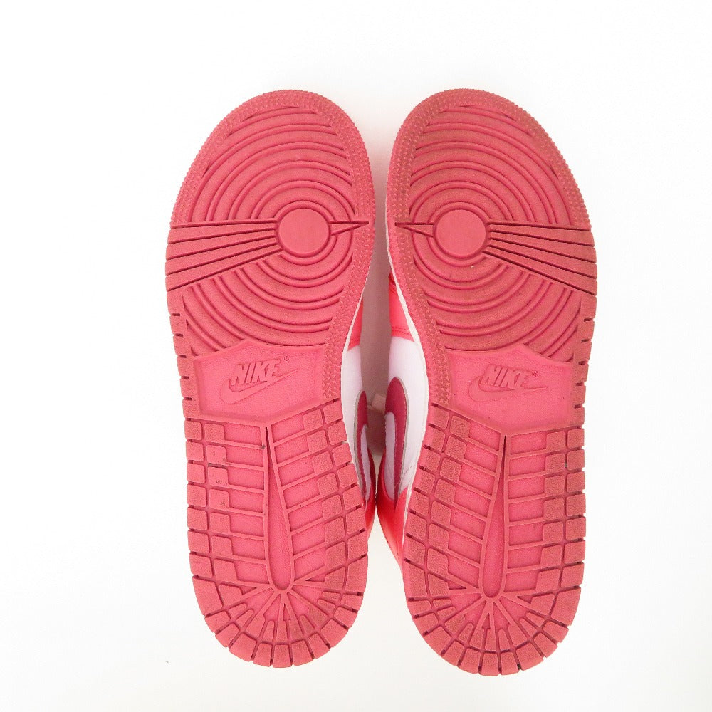 NIKE (ナイキ) スニーカー NIKE AIR JORDAN 1 MD（GS）24.5cm　ピンク Valentines Day　DQ8423-616 長さ27cm 美品
