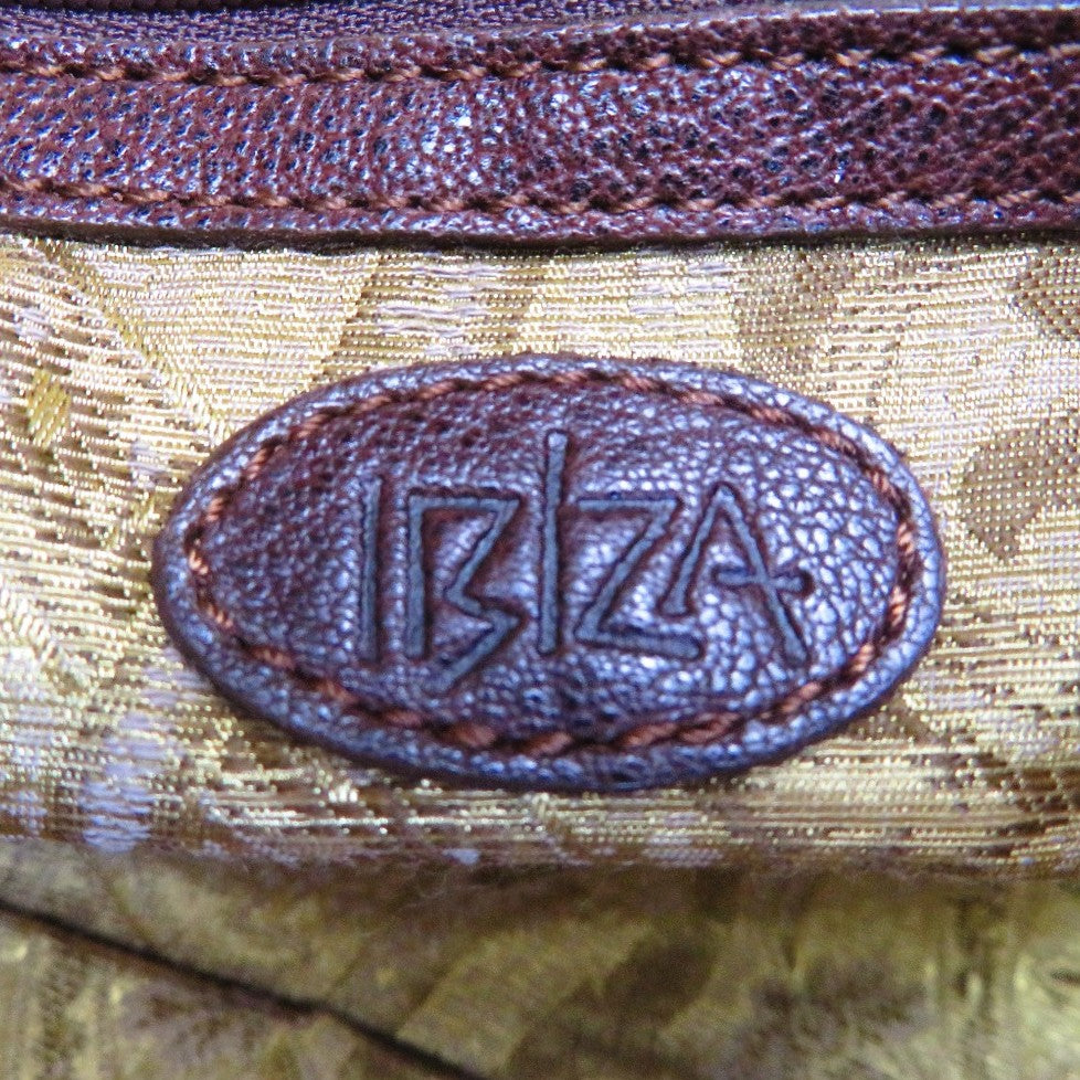 IBIZA (イビサ) ハンドバッグ IBIZA　2wayハンドバッグ　ブラウン 美品