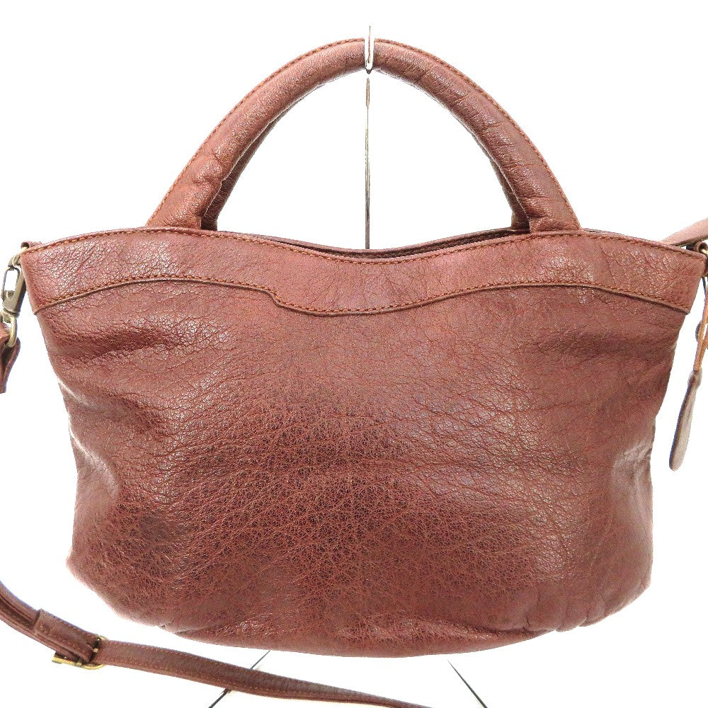 IBIZA (イビサ) ハンドバッグ IBIZA　2wayハンドバッグ　ブラウン 美品