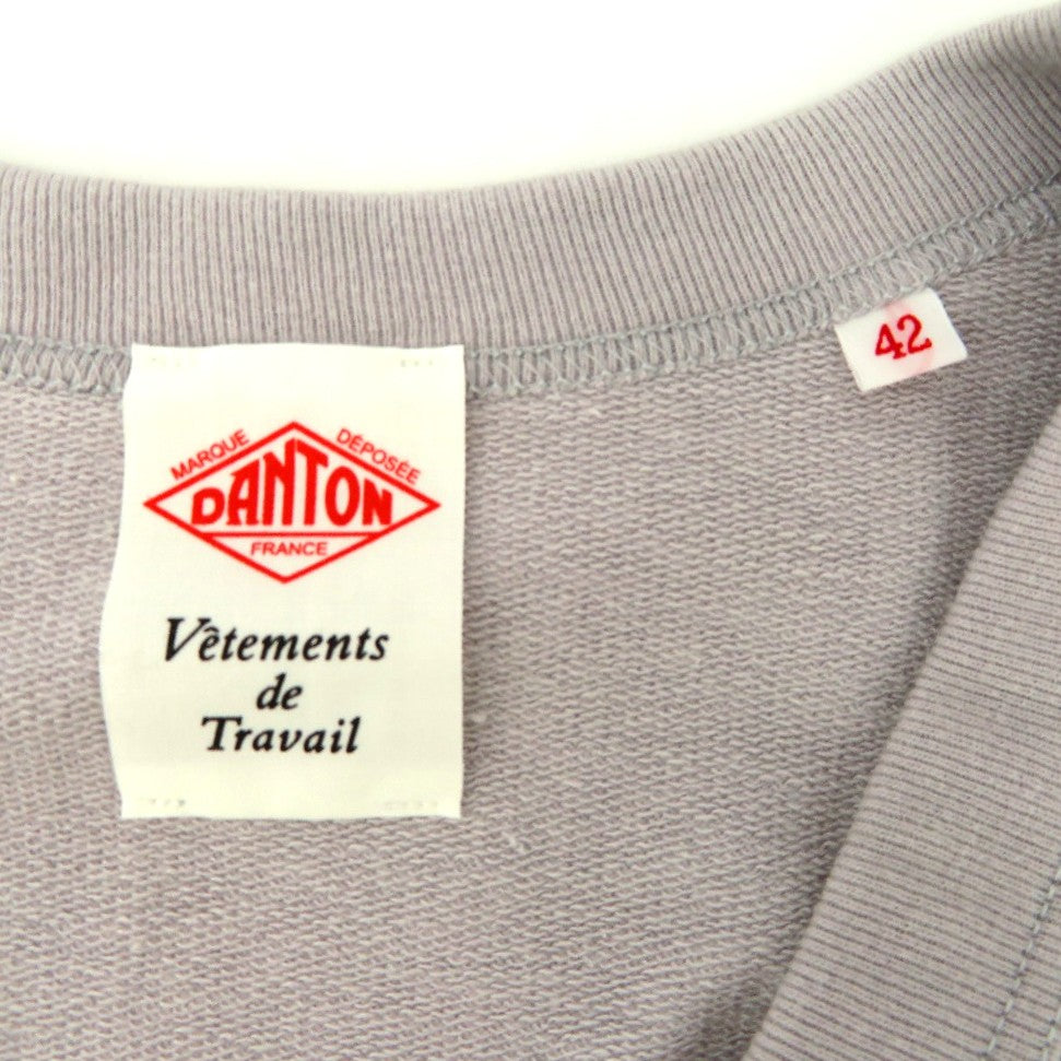 Danton (ダントン) カーディガン DANTON　ドット コットンVネックカーディガン　ライトグレー　42（L）DT-C0313 CIN 美品