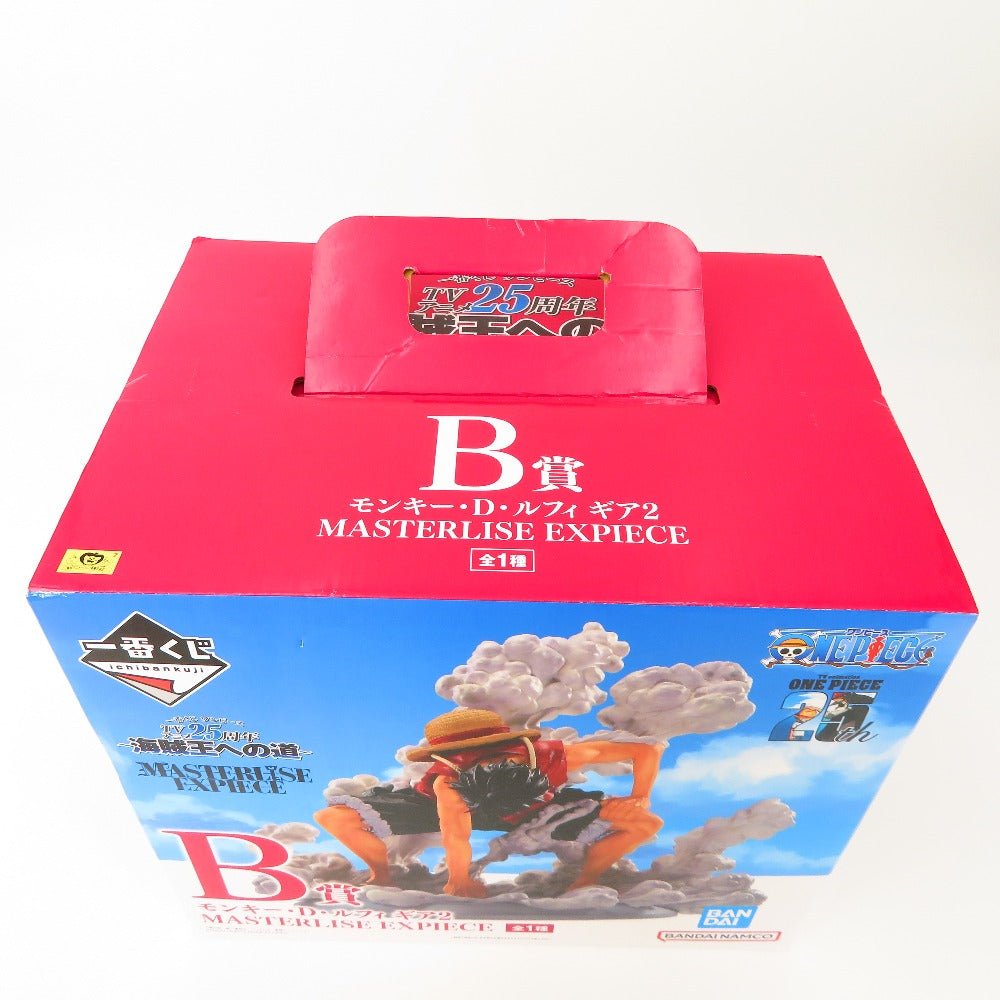BANDAI SPIRITS (バンダイスピリッツ) フィギュア 未開封品　B賞 モンキー・D・ルフィ ギア2 「一番くじ ワンピース TVアニメ25周年 ～海賊王への道～」 MASTERLISE EXPIECE 未使用品