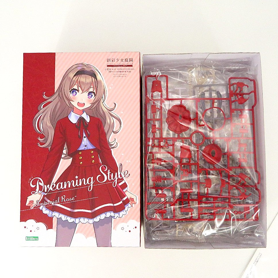 KOTOBUKIYA (コトブキヤ) プラモデル 1/10 小石川 エマ【聖アイリス女学園高等部・冬服】ドリーミングスタイル インペリアルローズ 「創彩少女庭園」 コトブキヤショップ限定 [JK063] 美品