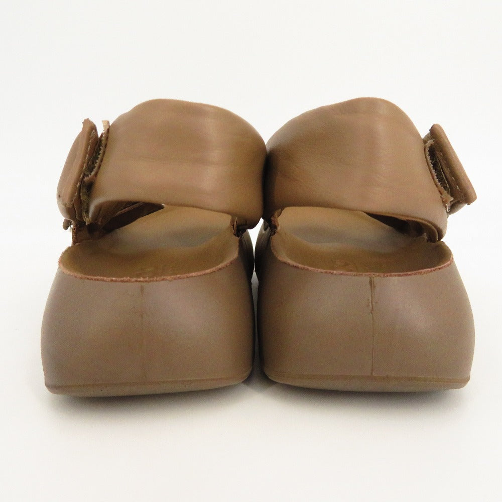 ECCO (エコー) サンダル ecco　Cozmo Pf　厚底クロスサンダル　ブラウン　35　22.0~22.5cm　20665301674 長さ25cm 美品