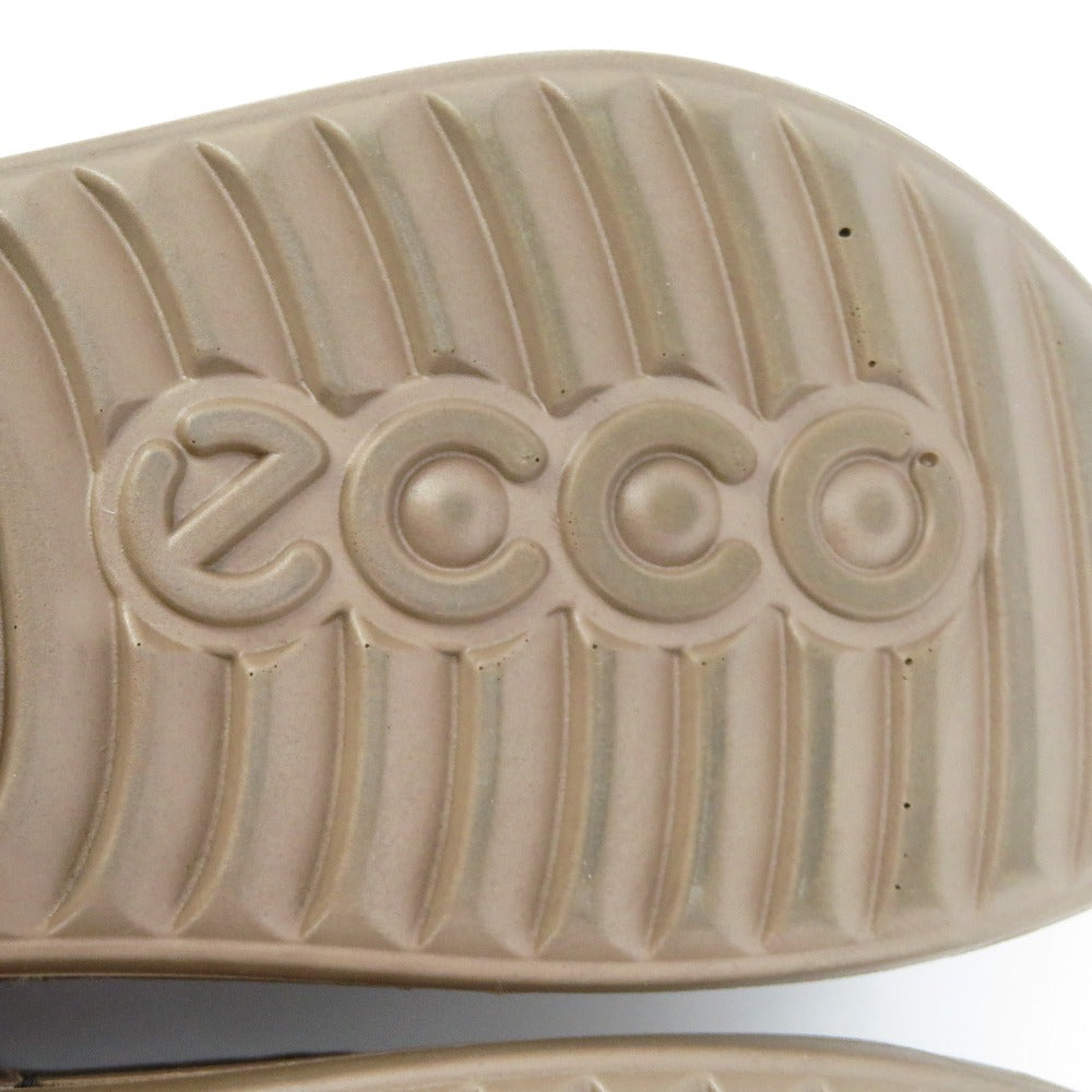 ECCO (エコー) サンダル ecco　Cozmo Pf　厚底クロスサンダル　ブラウン　35　22.0~22.5cm　20665301674 長さ25cm 美品