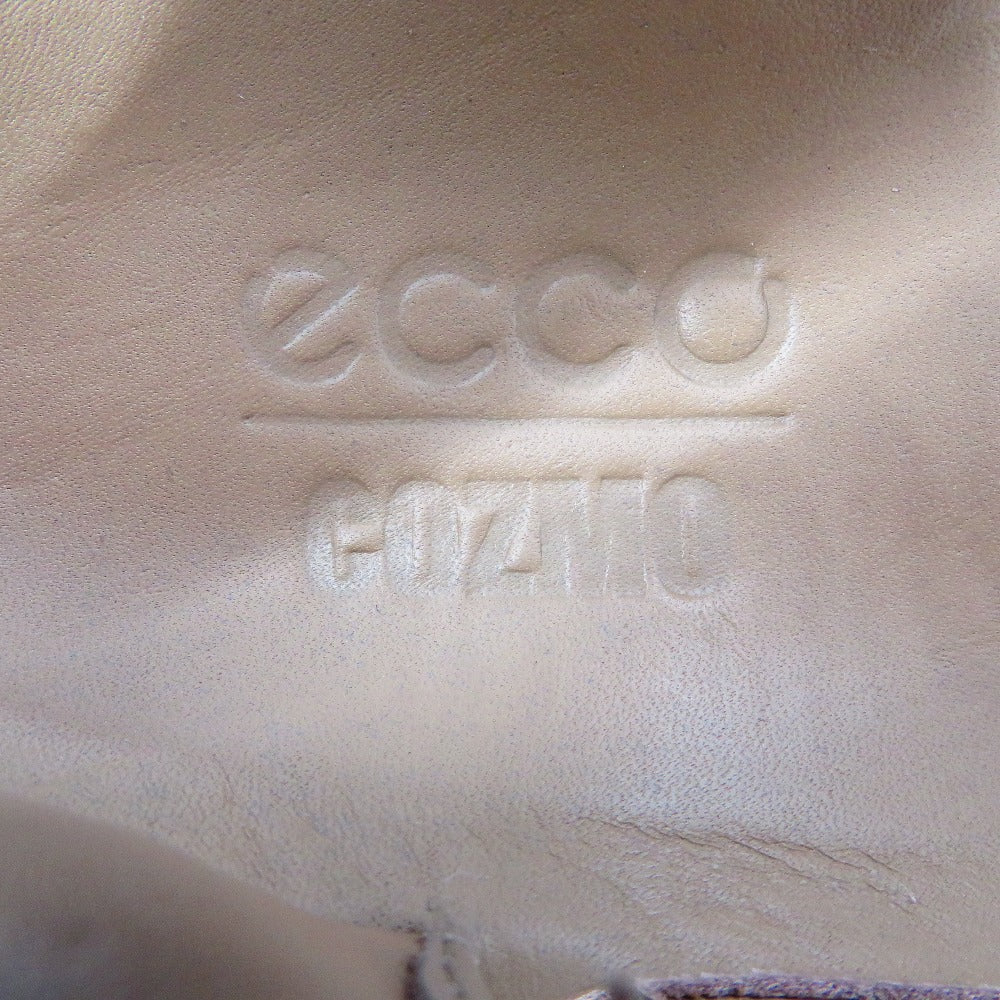 ECCO (エコー) サンダル ecco　Cozmo Pf　厚底クロスサンダル　ブラウン　35　22.0~22.5cm　20665301674 長さ25cm 美品