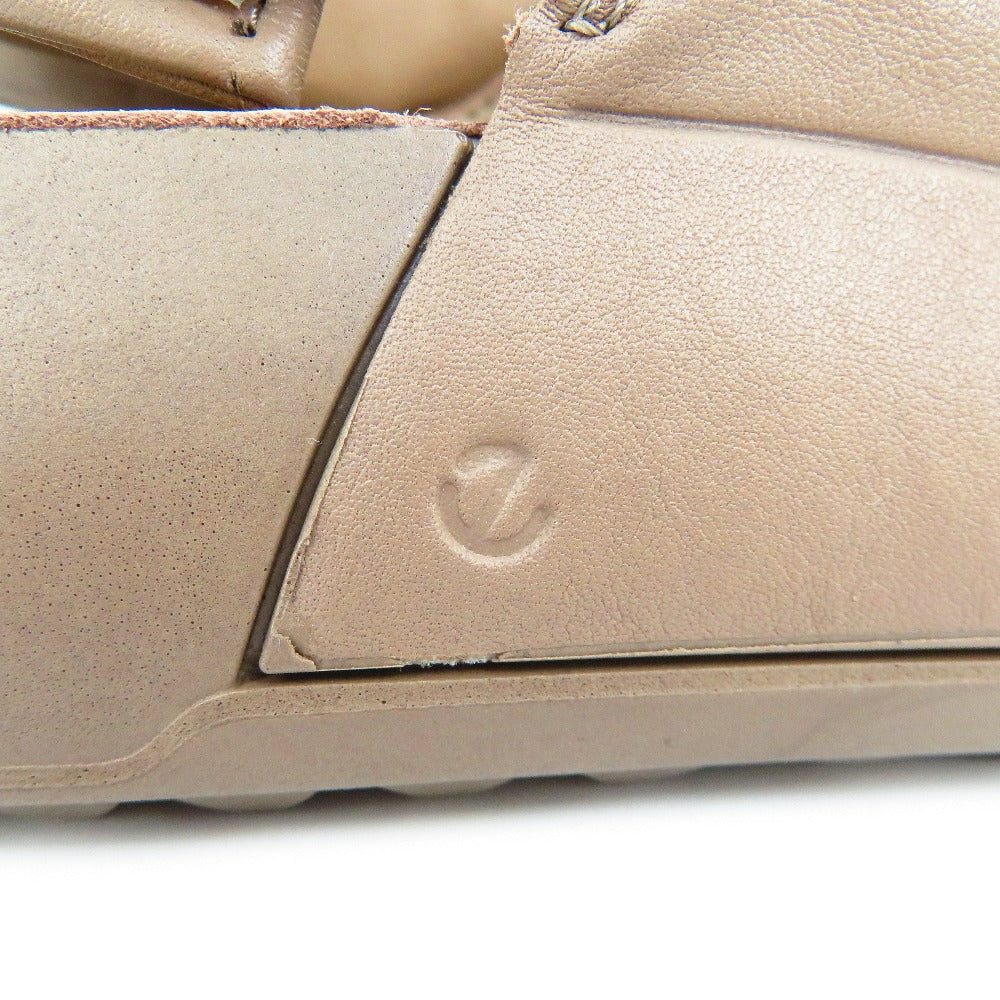 ECCO (エコー) サンダル ecco　Cozmo Pf　厚底クロスサンダル　ブラウン　35　22.0~22.5cm　20665301674 長さ25cm 美品