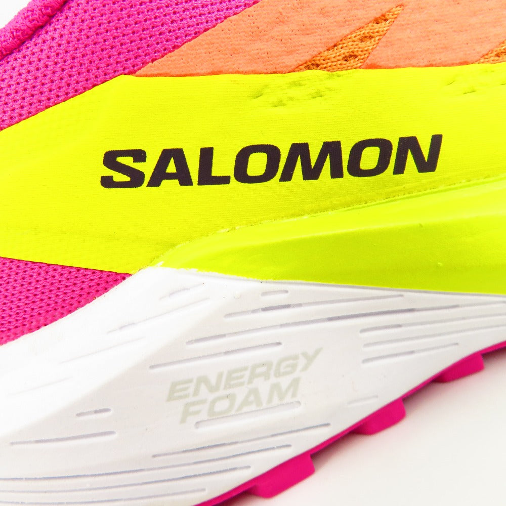 SALOMON (サロモン) スニーカー SALOMON　SENSE RIDE5　トレランシューズ　オレンジ　23.0cm　474590 美品
