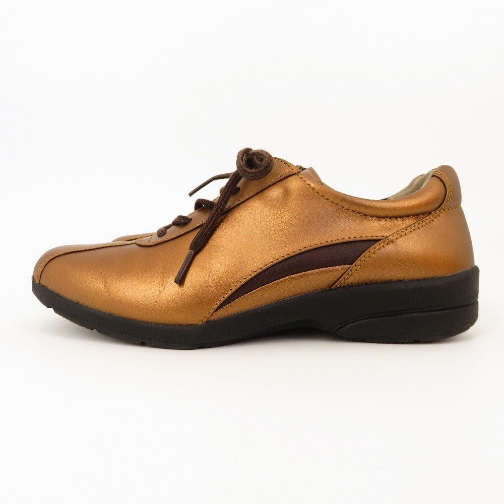 アサヒメディカルウォーク (アサヒメディカルウォーク) スニーカー ASAHI　Medical Walk　ウォーキングシューズ　ブロンズ　24.0cm　KV7800 長さ27cm 美品