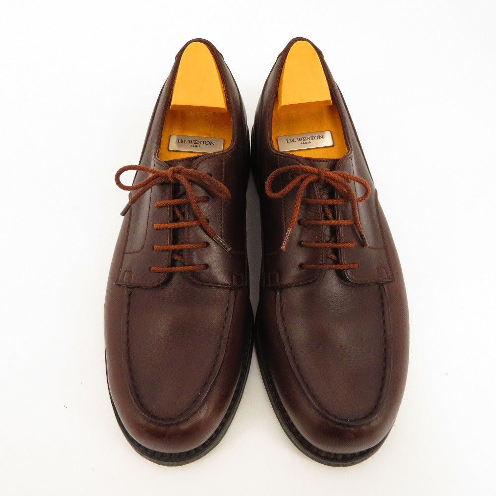 J.M. WESTON (ジェーエムウエストン) レザーシューズ J.M.WESTON　ダービーシューズ　ゴルフ641　7　26.5cm　ブラウン　31-217-641-21 長さ29.5cm 美品