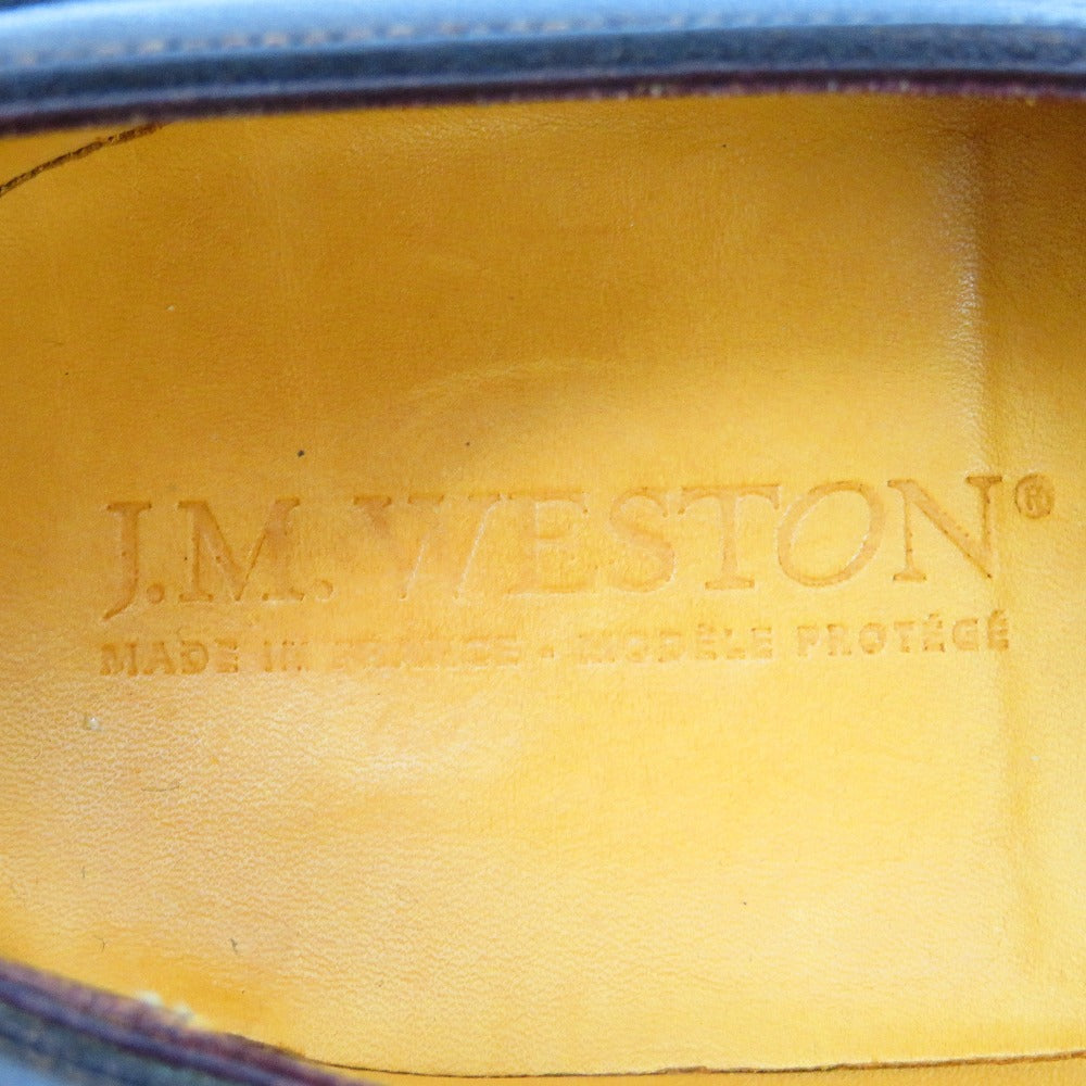 J.M. WESTON (ジェーエムウエストン) レザーシューズ J.M.WESTON　ダービーシューズ　ゴルフ641　7　26.5cm　ブラウン　31-217-641-21 長さ29.5cm 美品