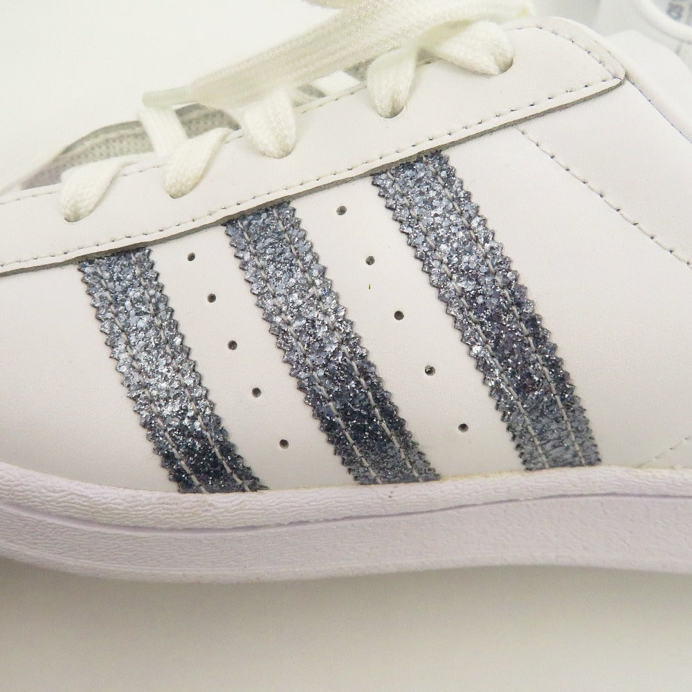 adidas (アディダス) スニーカー adidas　スーパースター SSミュール　サンダルスニーカー シルバーメタリック　24.0cm FZ2260 長さ26.5cm 美品