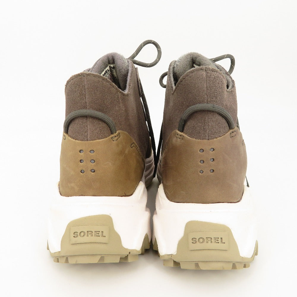 ブーツ SOREL　ソノーブーツ　キネティック ブレイクスルー カリブー WP NL4903-052　グレー　24.5cm 長さ30cm 美品