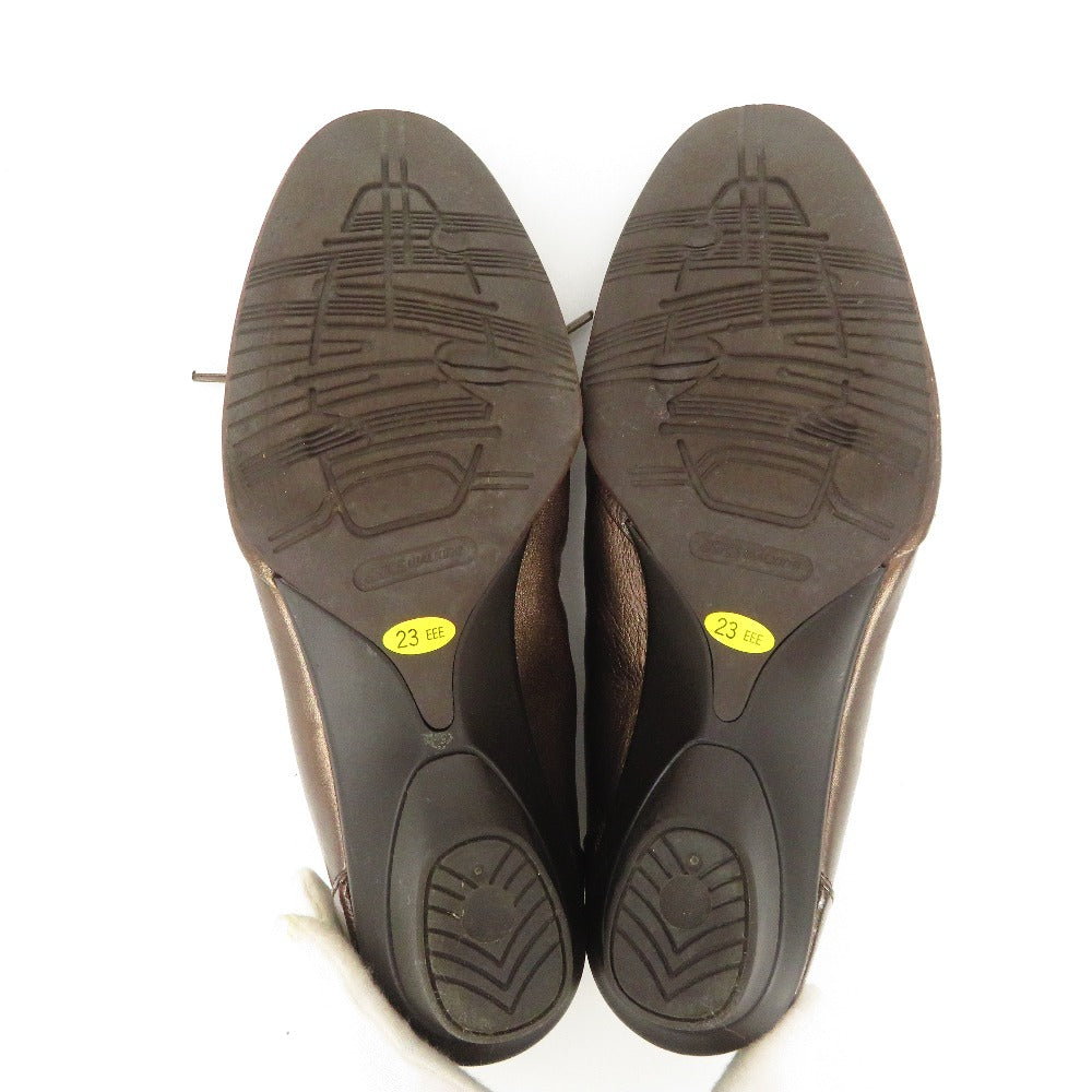 PEDALA (ペダラ) パンプス asics WALKING　pedala　パンプス　ブラウン　23.0cm　WP662D 長さ24.5cm 美品