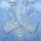 Healthy denim (ヘルシーデニム) 長袖シャツ Healthy DENIM　Kidney B.　デニムシャツ　1　ブルー　78649 美品