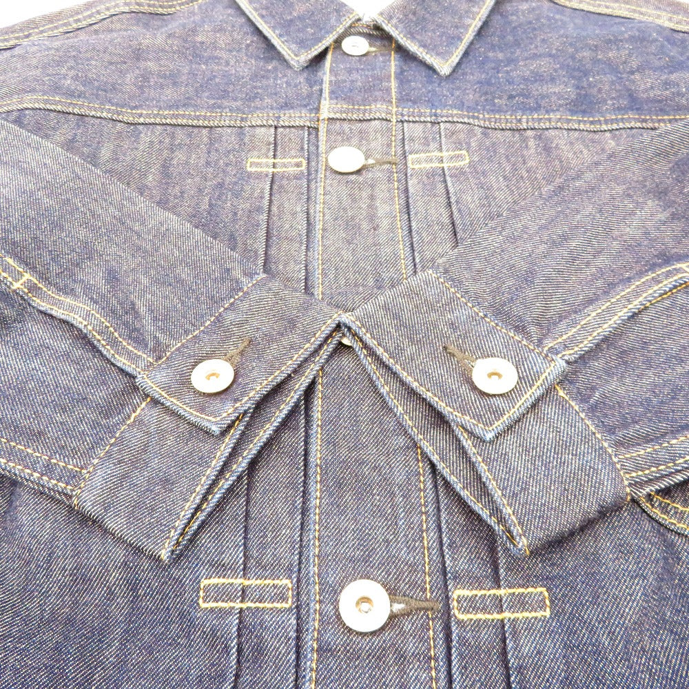 Cafetty (カフェッティ) デニムジャケット Cafetty　Ｇジャン　デニムジャケット　Ｓ　ワンウォッシュ　CF-7191 美品