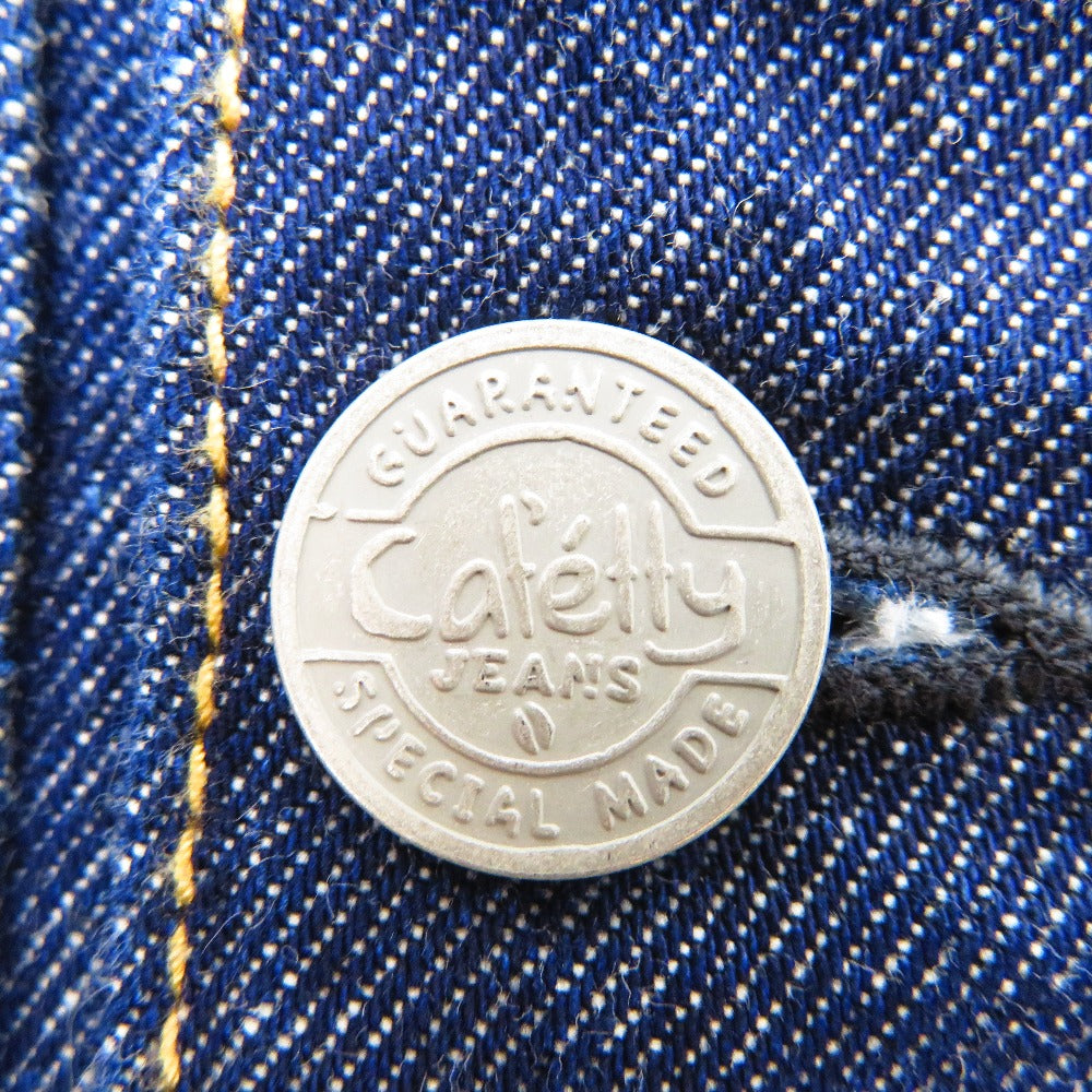 Cafetty (カフェッティ) デニムジャケット Cafetty　Ｇジャン　デニムジャケット　Ｓ　ワンウォッシュ　CF-7191 美品