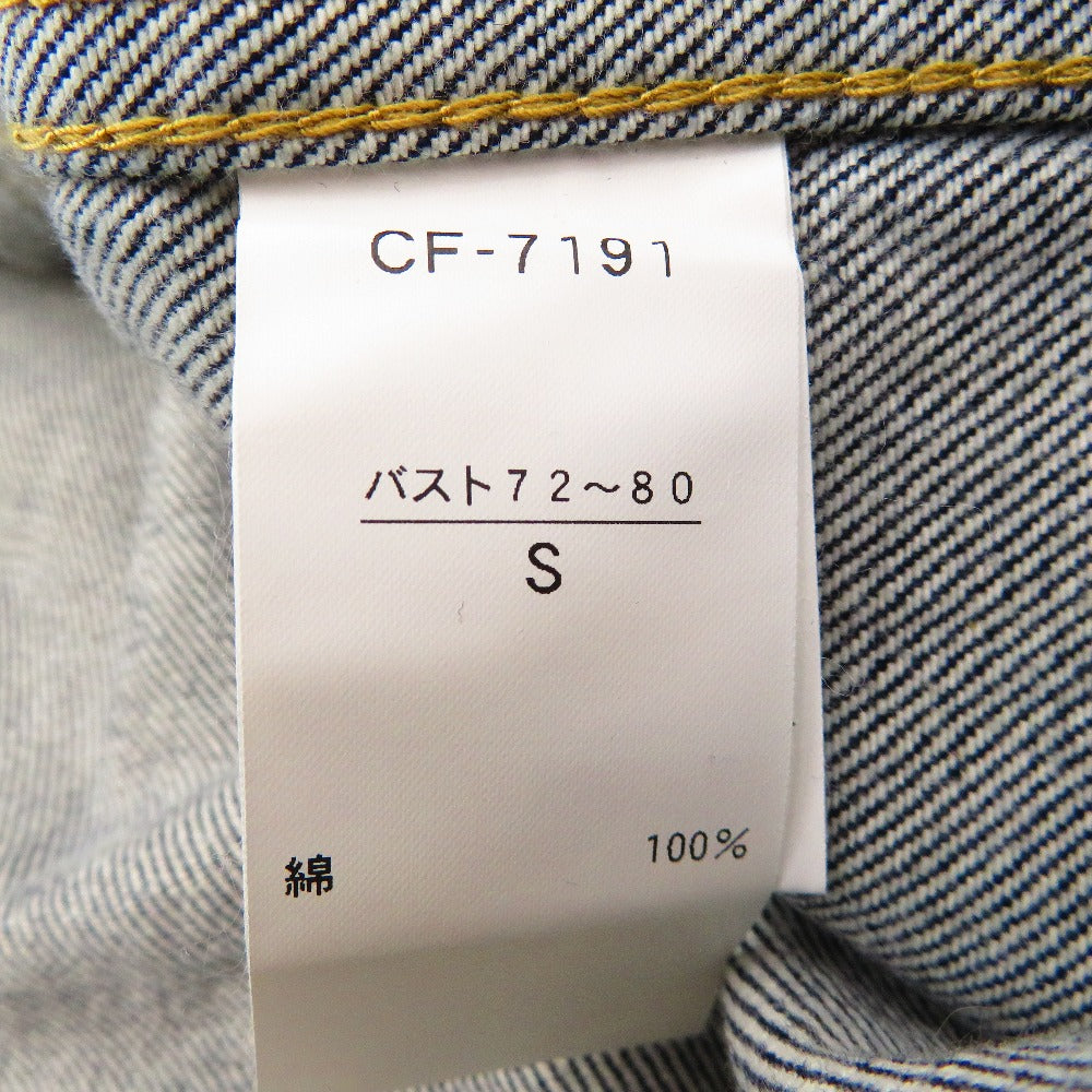 Cafetty (カフェッティ) デニムジャケット Cafetty　Ｇジャン　デニムジャケット　Ｓ　ワンウォッシュ　CF-7191 美品