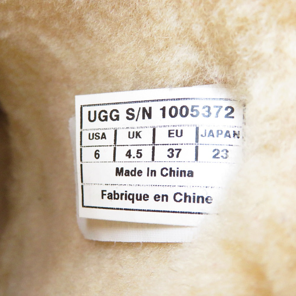 UGG Australia (アグオーストラリア) ブーツ UGG australia　クラシックショート レザー ムートンブーツ シープスキン ブラウン キャメル　1005372　23.0cm 長さ26.5cm 美品