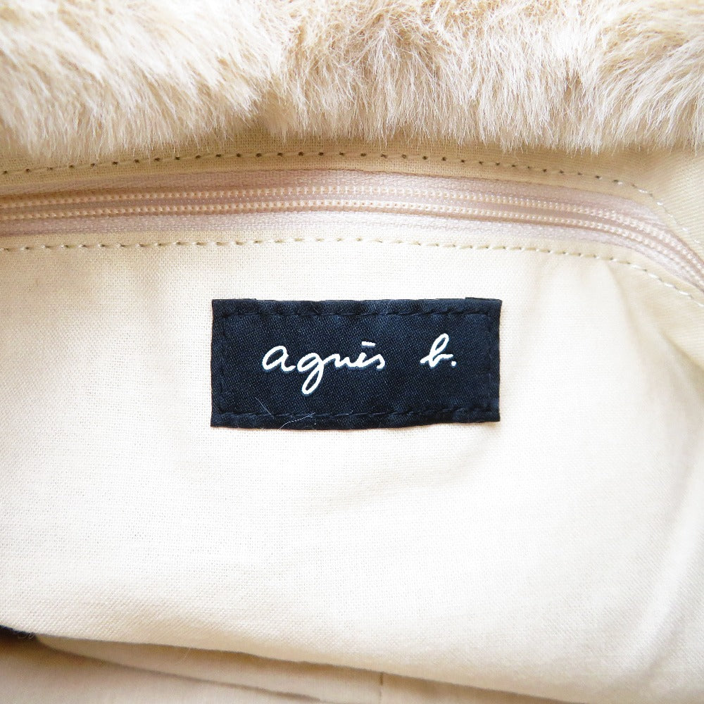 agnes b. VOYAGE (アニエス ベー ボヤージュ) ショルダーバッグ agnes.b VOYAGE　ワンショルダーバッグ　ベージュ　XAX03-01 美品