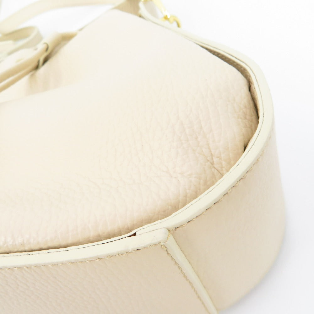 KANEMATSU (銀座かねまつ) ショルダーバッグ 銀座かねまつ　2way　ショルダーバッグ　アイボリー 美品