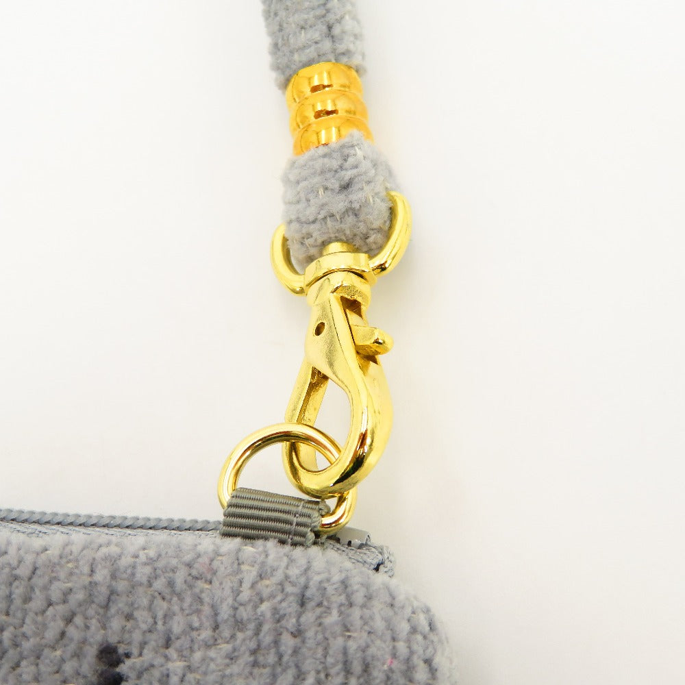 FEILER (フェイラー) ハンドバッグ FEILER 　バッグインバッグ　クラッチバッグ　フラットポーチ 　グレー 美品