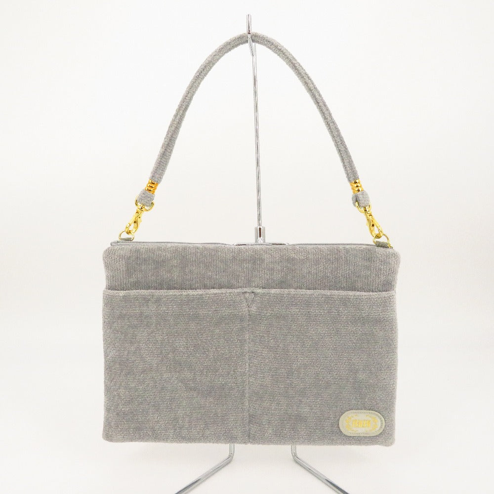 FEILER (フェイラー) ハンドバッグ FEILER 　バッグインバッグ　クラッチバッグ　フラットポーチ 　グレー 美品