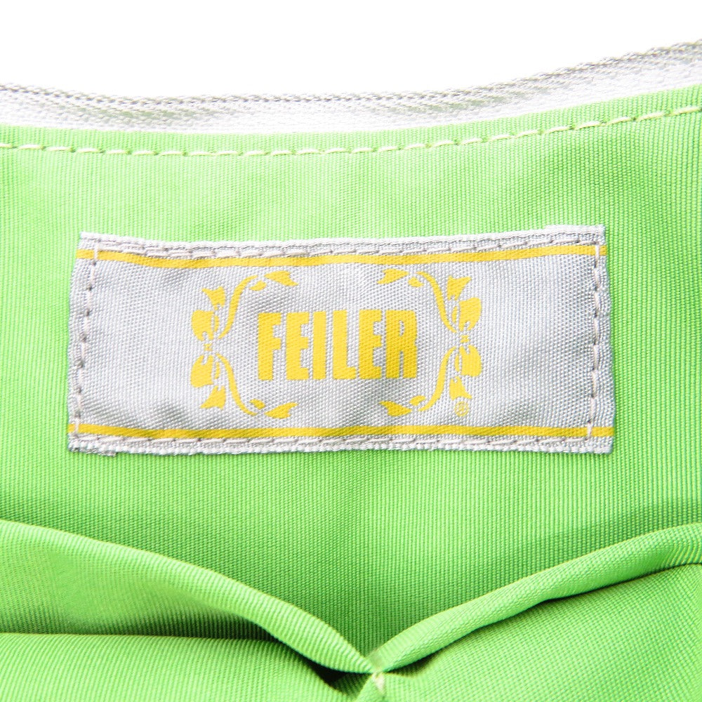 FEILER (フェイラー) ハンドバッグ FEILER 　バッグインバッグ　クラッチバッグ　フラットポーチ 　グレー 美品