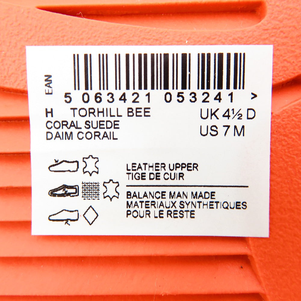 Clarks (クラークス) レザーシューズ Clarks　ワラビー torhill Bee　コーラル スエード　23.5cm 長さ27cm 未使用品