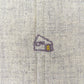 長袖シャツ HUIS.　ハウス　HUIS.×尾州ウール　トロバンドカラー オーバーシャツ　ライトグレー　F　015-KS02-04LGY 美品