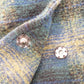 PENDLETON (ペンドルトン) ブルゾン PRNDLETON　ボアカラー ショートコート　F　ネイビー×グリーン　2575-0106 美品