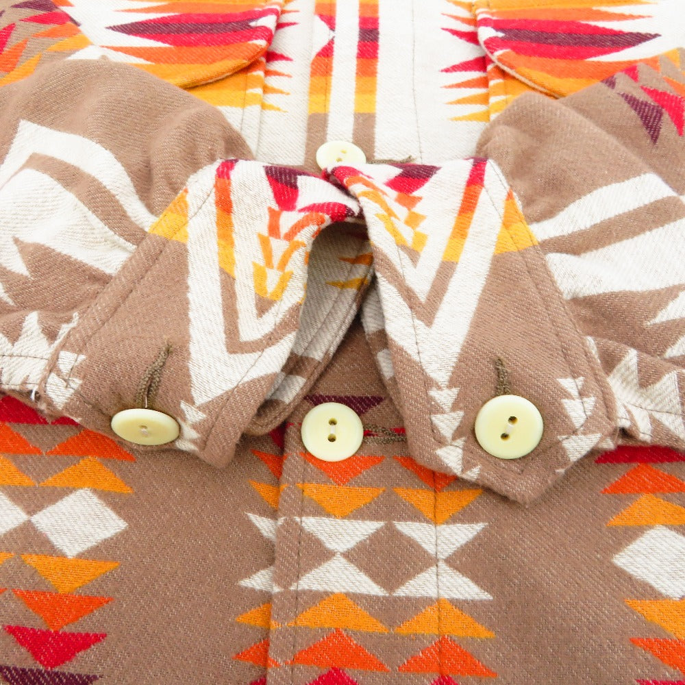 PENDLETON (ペンドルトン) ブルゾン PRNDLETON　CPOオーバーサイズ シャツジャケット　S　ベージュ　2475-9026 美品