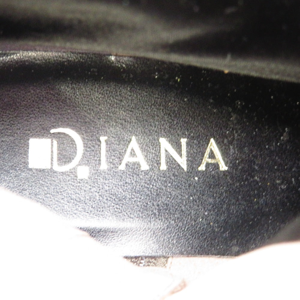 DIANA (ダイアナ) ブーツ DIANA　厚底ショートブーツ　ショコラブラウン　KW64341　24.0cm 長さ27.5cm 美品